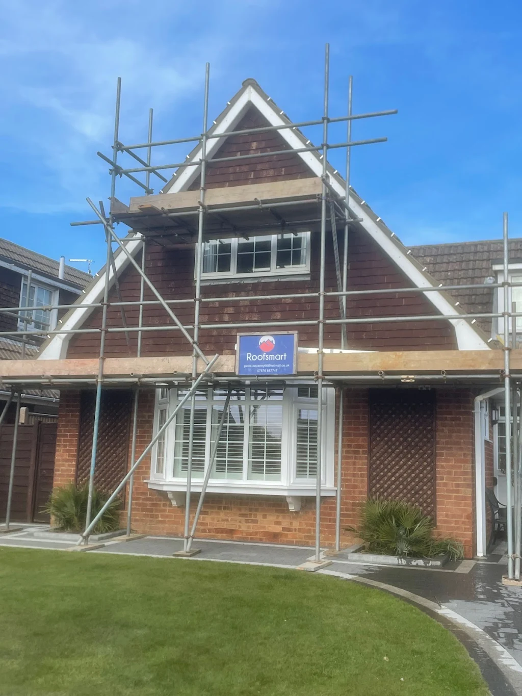 Roofsmart team on a Sussex roof