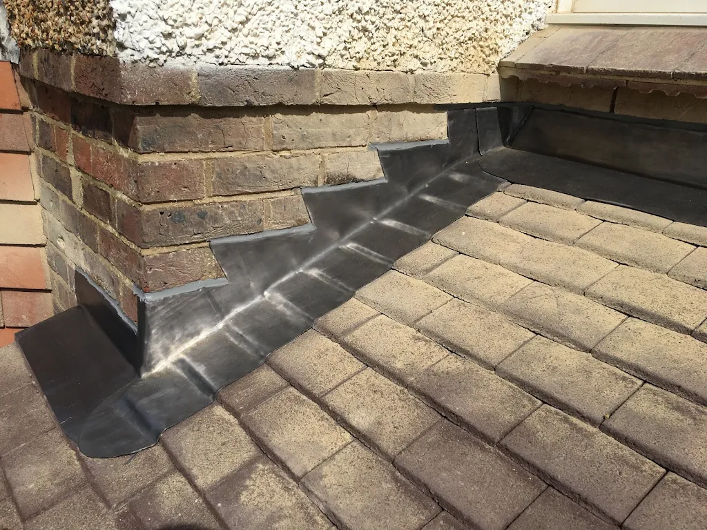 Lead step flashings, St Leonards